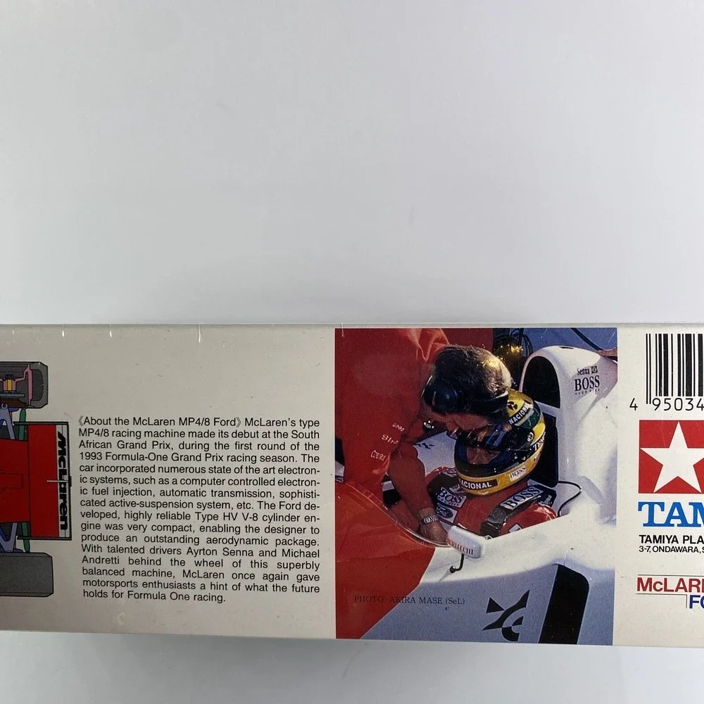TAMIYA MCLAREN MP4/8 FORD 1/20‎ Scale Model Car Kit Sealed Grand Prix Hobby Gift